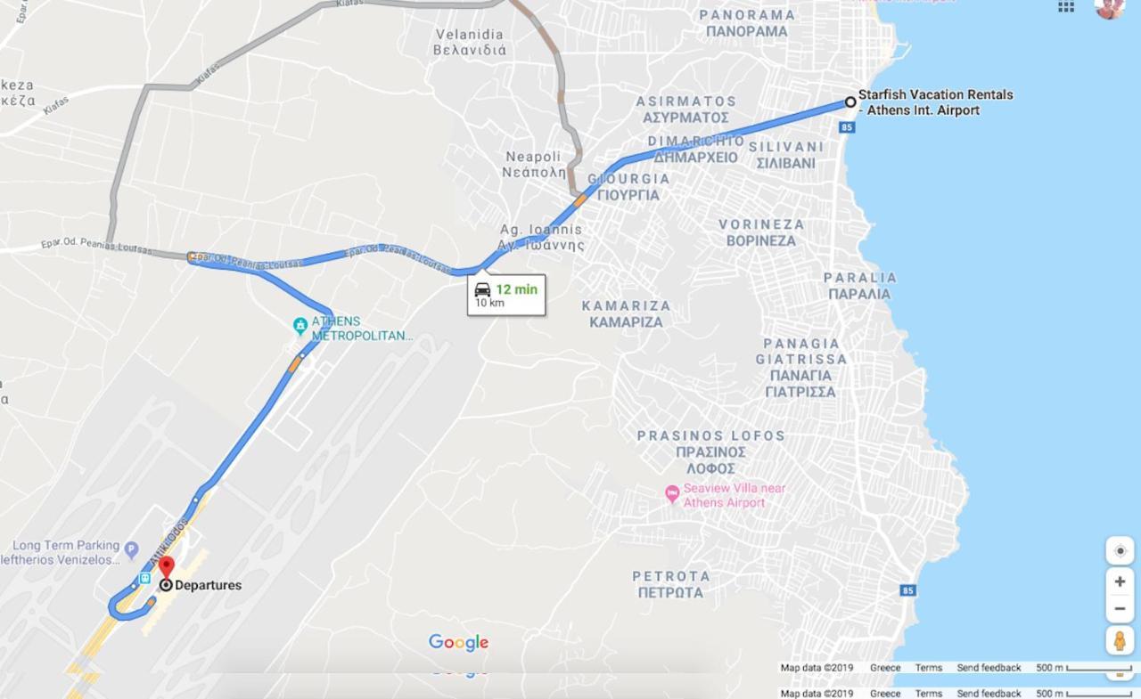 Starfish Vacation Rentals - Athens Int. Airport 阿特米达 外观 照片